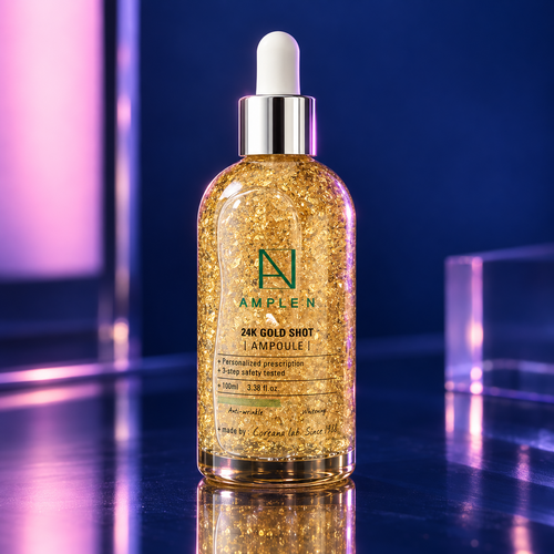 AMPLE:N 24K Gold Shot Ampoule 100 mL front view