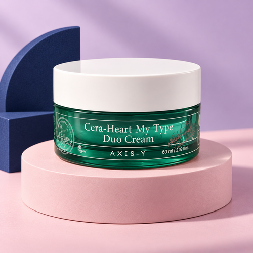 AXIS-Y Cera-Heart My Type Duo Cream 60 mL styled front view