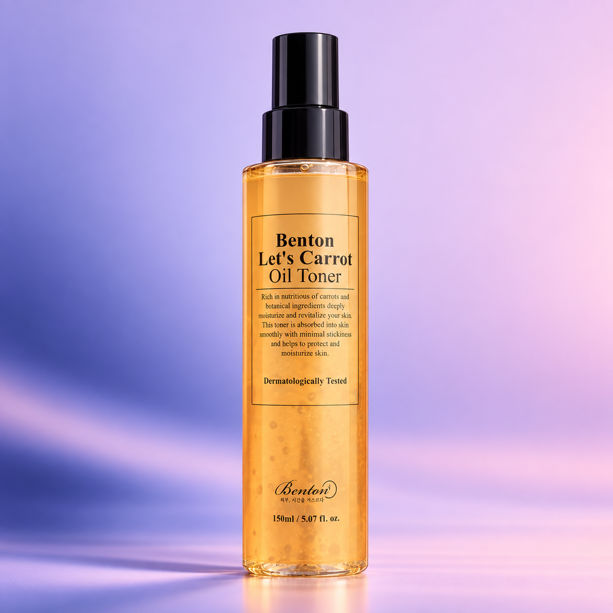 Benton Let's Carrot Oil Toner 150 mL front view