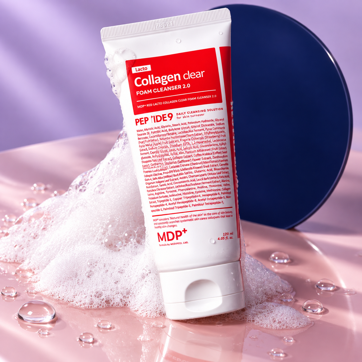 MEDI-PEEL Red Lacto Collagen Clear Foam Cleanser 2.0 front view