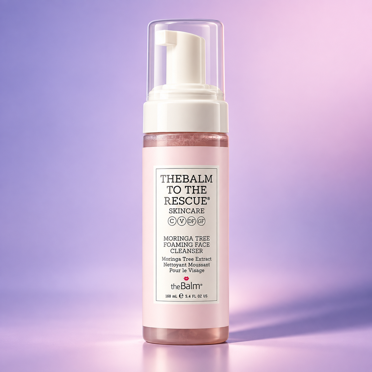 theBalm To The Rescue Moringa Tree Foaming Face Cleanser 160 mL front view